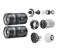 Godox RS60 - Luce LED RGB kit di 2 + accessori