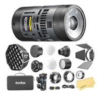 Godox RS60Bi 2K Kit Monoluce LED Bicolore con Controllo Bluetooth&DMX,CCT 2800K-6500K,97+CRI,98+TLCI,Ingresso USB-C 60W,Dimmerazione Lineare,Design Compatto per Fotografia,Illuminazione in Esterni