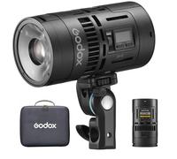 Godox RS60BI Luce Video LED Bi-Color, con CCT 2800-6500K, 11 Effetti di Illuminazione, HSI e Alto CRI 97+ TLCI 98+, Supporta Controllo DMX/APP e Soluzioni di Alimentazione Multiple