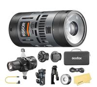 Godox RS60R 1K Kit RGB LED Monolight con Controllo Bluetooth e DMX, CCT 1800K-10000K, CRI/TLCI Elevato 95+, 14 Modalità FX, Design Compatto per Studio Creativo, Fotografia, Illuminazione in Esterni