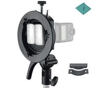Godox S2 Staffa Speedlite per supporto S-flash portatile con supporto Bowens per Godox V1 Serie V860II Serie TT350 Serie AD400Pro Serie AD200Pro Flash Speedlite