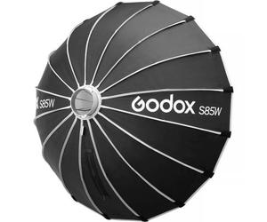 Godox S85W Bowens Mount Umbrella-Style Easy Lock Softbox (Black/White, 85cm)