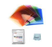 Godox SA-11C - Set di gel effetto colorato per Godox S30, luce LED di messa a fuoco (16 colori, 32 pezzi)