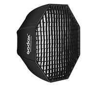 Godox SB-UE 47"/120cm ombrello ottagonale Softbox Reflector con griglia a nido d'ape per flash Speedlight (attacco Bowens)