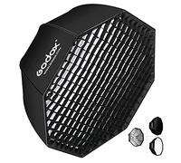 Godox SB-UE - Ombrello ottagonale Softbox, 80 cm, con supporto Bowens, con griglia a nido d'ape, per flash fotografico, da studio Speedlite
