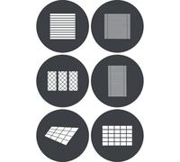 Godox GP-GS4 Set di Gobo da 6 pz. per G-Mount