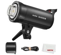 Godox SK400II-V SK400IIV 400Ws 5700±200K Strobe Light, Integrato 2.4G Wireless X System, Pannello LCD Trasparente, con Lampada di Modellazione LED per Bowens Mount Photo Studio