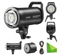 Godox SK400III-V (Nuova Versione) Flash Strobo da Studio 400Ws con Pannello di Controllo Aggiornato e Display ad Alto Contrasto, Lampada Modellante LED 10W, Attacco Bowens per Fotografia
