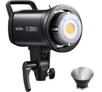 Godox SL100D - Luce video a LED con supporto Bowens, 100W 5600K CRI 96 TLCI 97 LED, luce da studio, 8 effetti luce FX LED illuminazione continua video (versione a luce bianca)