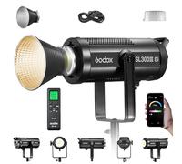 Godox SL300III BI Luce ViBIeo LEBI Attacco Bowens 2800K~6500K MoBIalità Mute Tasti Sistema 2.4G Wireless X Staffa U Monoblocco 360°Controllo APP BIi Supporto Produzione (SL300IIIBi)