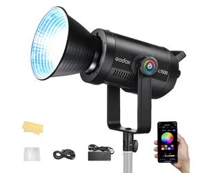 Godox SL300R RGB LED Luce Video 310W 2.4G Wireless,CCT 2500K-10000K CRI≥96 TLCI≥96 14 FX Effetti Bowens Mount Continuous Video Light per Fotografia,Ritratto,Illuminazione Intervista