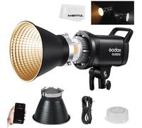 Godox SL60II-Bi SL-60W Upgraded CRI 96+,TLCI 97+ LED Video Light Bi-colour Daylight Continuous light 2800-6500K Max.75W Bowens Mount New APP Control with 11-FX effects Remote control