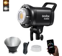 Godox SL60IIBi Bi-Color LED Video Light, 2800K-6500K Dimmable LED Studio Light, CRI96+ TLCI97+, 25100 Lux, Preset 11 FX Effects, Bowens Mount LED Luce continua per la registrazione video