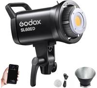 Godox SL60IID 70W LED Video Light, 18600Lux@1M 5600K COB LED Luce Continua, App Bluetooth e Telecomando Wireless 2.4G 8 Effetti Fx incorporati, TLCI/CRI 97+/96+Bowens Mount Studio Luce