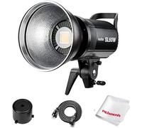 Godox SL60W LED Video lampada Kit, CRI95 + Qa> 90 5600 ± 300K Bowens montato luce video continua a LED, regolazione wireless della luminosità, con kit barndoor