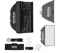 GODOX Softbox Godox EazyFlow Rect 30 x 45 cm Softbox rettangolare, modificatore portatile a piegatura rapida con griglia, supporto Bowens completamente in metallo per flash da studio e luce video LED