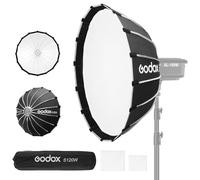 Godox Softbox Godox S120W Bowens Mount Softbox da 120 cm, con diffusore e custodia per il trasporto, Softbox resistente a installazione rapida, compatto per riprese fotografiche, luce continua, flash