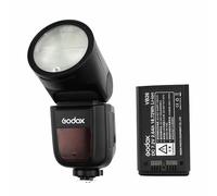 Godox Speedlite V1 + batteria supplementare Fujifilm