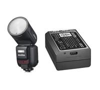 Godox Speedlite V100 + batteria supplementare Canon