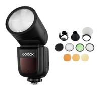 Godox Speedlite V1Pro OM System / Panasonic + kit accessori AK-R1 | ✅Garanzia di 5 anni