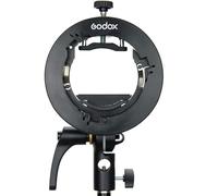 Godox Staffa S2 Flash tipo S con supporto Bowens | Per Godox V1 AD200Pro etc testa rotonda Flash Series e AD400Pro AD200 V860II TT685 TT600 TT350 Series Speedlite