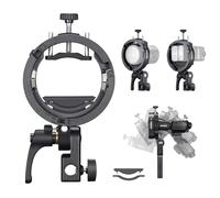 Godox Staffa S3 Flash tipo S con supporto Bowens per Godox AD100 AD200 Pro II AD400 Pro II TT600 TT685II V100 V1 V1Pro TT350S V860III - Staffa Speedlite S2 versione aggiornata