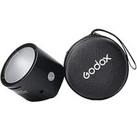 Godox Testa flash rotonda H200R, compatibile con Godox AD200 AD200 PRO, 200 ws, leggera e portatile, colore luce diurna, attacco hot shoe, confezione da 1