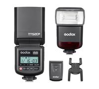 Godox TT520III Camera Flash Speedlite con Trasmettitore RT, 433MHz Triggering Wireless, 1.8s Tempo di Riciclo, GN33 On-Camera Speedlight per Canon Sony Nikon Fujifilm Olympus Fotocamera