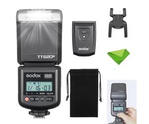 Godox TT520III Flash per fotocamera, tempo di riciclo di 1,8 secondi, 400 flash a piena potenza, ricevitore e trasmettitore RT integrati per Canon Nikon Panasonic Olympus Pentax, ecc. (NO TTL)