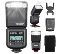 GODOX TT520III TT520 III Flash Speedlite per Fotocamera, Flash con Trasmettitore Ricevitore Compatibile con Fotocamere Canon Nikon Sony Olympus Fujifilm Panasonic