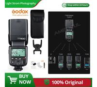Godox TT600 2.4G Wireless X-system GN60 Master/Slave Camera Flash Speedlite per Canon Nikon Sony Pentax Olympus Fuji Lumix