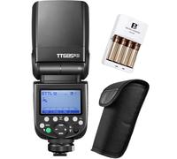 Godox TT685II-S TTL 2.4GHz GN60 ad alta velocità Sync 1/8000s Flash Speedlite Light con FB 4* AA batterie ricaricabili e caricabatterie compatibile per fotocamere Sony DSLR Series