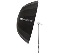 Godox UB-130S - Ombrello parabolico da studio riflettente argento 130 cm