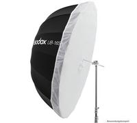 Godox UB-165W - Ombrello parabolico da 165 cm + diffusore Nero+bianco