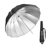 Godox UB-85S - Ombrello riflettente parabolico da 85 cm, colore nero e argento, con borsa per il trasporto, portatile, per riprese in studio Vedio Speedlite (UB-85S)