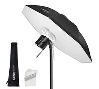 Godox UBL-85S 85 cm 33 "Nero Argento Riflettente Ombrello Studio Illuminazione Morbida Luce Ombrello con Grande Copertura Diffusore per Foto Studio Video Riprese