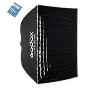 Godox UL-BOX-90 Quadrato Rettangolare Softbox, 90x90cm Soft Box Sgancio Rapido con Griglia, Pieghevole Softbox con Bowens Mount per Studio Video Light SL60W SL100D SL100Bi MS200-V MS300-V DP400III-V