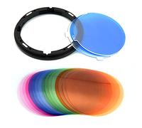 Godox V-11T 32 Set di filtri colorati con AK-R20 per V1 - Filtro di correzione temperatura colore regolabile - Accessori per AK-R1, S-R1, Flash V1, AD200, AD200pro