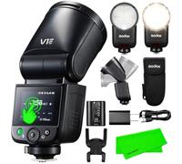 Godox V1 MID C Flash per Canon, Speedlite a Testa Rotonda 55Ws, 650+ Lampi | TTL & HSS 1/8000s, Trasmissione 2.4GHz, Display Touch Colore, V1MID Flash per Canon R6 Mark II R5 Mark II R10 R7 R100 EOS-R