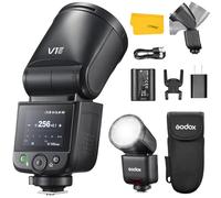 GODOX V1 mid C V1mid C Flash Compatibile con Canon, Flash TTL a Testa Rotonda, Wireless 2.4G HSS 1/8000s Speedlite con Batteria da 2200 mAh, 650 Flash a Piena Potenza, Supporto Type-C