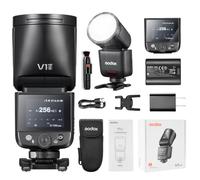 Godox V1 Mid S Flash Speedlite, V1mid-S 55Ws TTL Testa Rotonda Alta Velocità Speedlight 1,7 s Tempo di ricarica per la fotografia (V1 Mid per Sony)