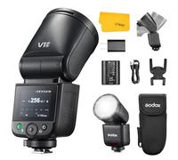GODOX V1 mid S V1mid S Flash Compatibile con Sony, Flash TTL a Testa Rotonda, Speedlight Wireless 2.4G HSS 1/8000s con Batteria da 2200 mAh, 650 Flash a Piena Potenza, Supporto Type-C