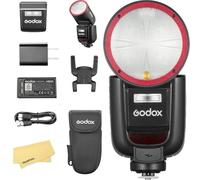 Godox V1 Pro S V1Pro S Flash per Sony Speedlight,76Ws 2.4G TTL 1/8000 HSS,500 Flash a Piena Potenza,Tempo di Riciclo di 1.3s,Batteria Agli Ioni di Litio da 2980mAh,Lampada di Modellazione a LED