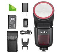 Godox V1 V1-C V1C Flash per fotocamere Canon, 76Ws TTL Flash Speedlight 1/8000 HSS, 480 flash a piena potenza, tempo di riciclo 1.5s, batteria agli ioni di litio Godox Flash Speedlite per Canon