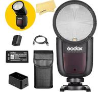 Godox V1 V1-N V1N Rotonda Testa Telecamera Flash per Nikon Flash Speedlight