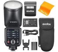 Godox V100-S V100 S TTL Flash per Fotocamera Sony, Godox V1PRO-S Aggiornato, 100 W con Schermo OLED e SU-1, 2,4 G HSS 1/8000s Agli Ioni di Litio 7,2 V/2980 mAh