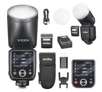 GODOX V100F Flash V100-F 100w Testa Rotonda Touch Screen Flash