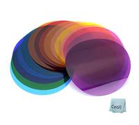 Godox V11C - Set gel effetto colore per diffusore AK-R16 per Godox V1-C, V1-N, V1-S Speedlite, AD200, AD200PRO con testa flash H200R (15 colori 30 pezzi)