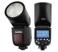 GODOX V1F Testa rotonda TTL Flash Speedlite per Fujifilm (nero)