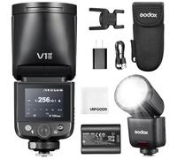 GODOX V1mid-N V1 MID N TTL Flash per Fotocamera Nikon,55Ws Testa Rotonda